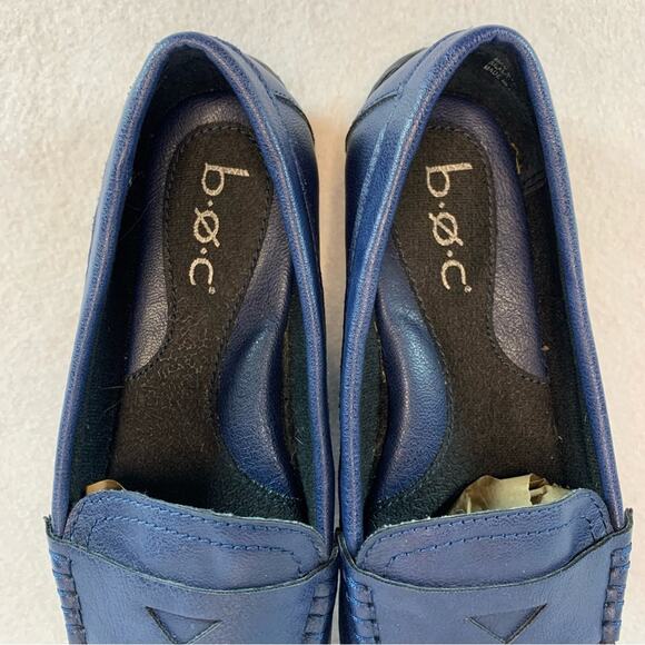 BORN Blue Penny‎ Loafers Sz 6 Academia Preppy New England Coastal Classic - Picture 3 of 11